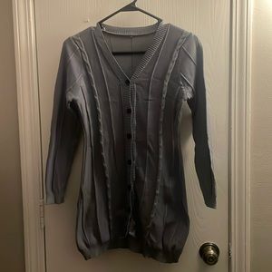 Smoky blue cardigan good condition